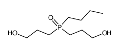 n-Butylbis(3-hydroxypropyl)phosphine Oxide结构式