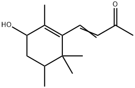 4-(3-Hydroxy-2,5,6,6-tetramethyl-1-cyclohexen-1-yl)-3-buten-2-one结构式