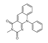 3-methyl-10-phenylpyrimido[4,5-b]quinoline-2,4-dione结构式