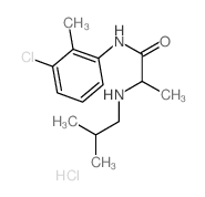 N-(3-chloro-2-methyl-phenyl)-2-(2-methylpropylamino)propanamide picture