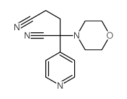 Pentanedinitrile,2-(4-morpholinyl)-2-(4-pyridinyl)-结构式