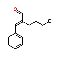 2-苯亚甲基己醛结构式