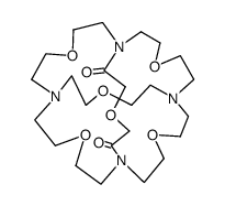 hexaoxa-4,10,16,22,27,32-tetraaza-1,7,13,19-tricyclo[11.11.5.57,19]tetratriacontanedione-2,6 Structure