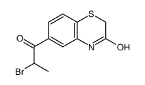 6-(2-bromopropanoyl)-4H-1,4-benzothiazin-3-one Structure