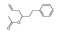 (+/-)-1-(2-phenylethyl)-3-butenyl acetate结构式