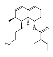 8α-[(S)-(2-methylbutyryl)oxy]-2β-methyl-1β-(3-hydroxypropyl)-1,2,6,7,8,8aβ-hexahydronaphthalene Structure