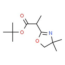 2-Oxazoleaceticacid,4,5-dihydro-alpha,4,4-trimethyl-,1,1-dimethylethylester(9CI) Structure