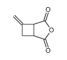 (+/-)-3-methylene-cyclobutane-1r,2c-dicarboxylic acid-anhydride结构式