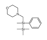 trimethyl-[methyl-(morpholin-4-ylmethyl)-phenylsilyl]silane结构式