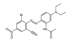 Acetamide, N-[2-[(2-bromo-6-cyano-4-nitrophenyl)azo]- 5-(diethylamino)phenyl] Structure