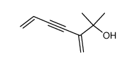 2-methyl-3-methylene-hept-6-en-4-yn-2-ol Structure