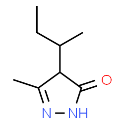 5(4)-Pyrazolone,4-sec-butyl-3-methyl- (1CI)结构式