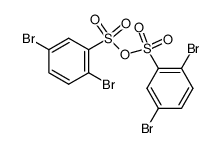 2,5-dibromo-benzenesulfonic acid-anhydride结构式