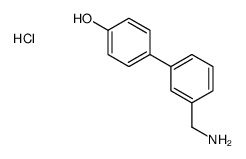 4-[3-(aminomethyl)phenyl]phenol,hydrochloride Structure