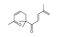 6,6,10-trimethylundeca-3,8,10-triene-2,7-dione结构式