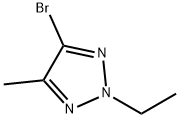 2H-1,2,3-Triazole, 4-bromo-2-ethyl-5-methyl- Structure