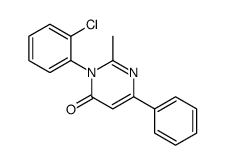 3-(2-chlorophenyl)-2-methyl-6-phenylpyrimidin-4-one Structure