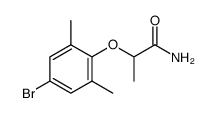 2-(4-bromo-2,6-dimethylphenoxy) propanamide结构式