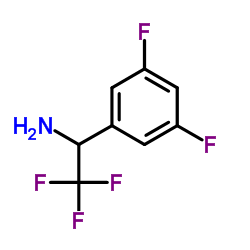 1-(3,5-Difluorophenyl)-2,2,2-trifluoroethanamine Structure