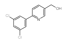 [6-(3,5-Dichlorophenyl)-3-pyridyl]methanol structure