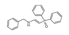 Benzyl-[(E)-2-(diphenyl-phosphinoyl)-vinyl]-amine Structure