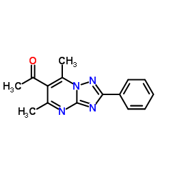 1-(5,7-Dimethyl-2-phenyl[1,2,4]triazolo-[1,5-a]pyrimidin-6-yl)ethanone图片