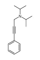 3-phenyl-N,N-di(propan-2-yl)prop-2-yn-1-amine结构式