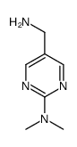 5-(aminomethyl)-N,N-dimethylpyrimidin-2-amine结构式