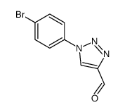 1-(4-bromophenyl)triazole-4-carbaldehyde Structure