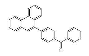 (4-phenanthren-9-ylphenyl)-phenylmethanone Structure