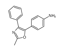 4-(2-methyl-4-phenyl-oxazol-5-yl)-aniline Structure