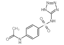 Acetamide,N-[4-[(2H-tetrazol-5-ylamino)sulfonyl]phenyl]- picture