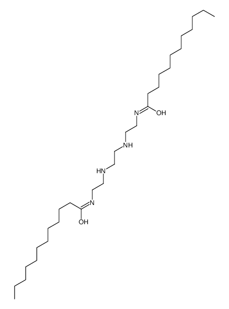 N,N'-[ethylenebis(iminoethylene)]bis(dodecanamide)结构式