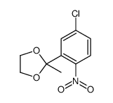 2-(5-chloro-2-nitrophenyl)-2-methyl-1,3-dioxolane Structure