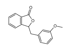 3-(3-methoxy-benzyl)-3H-isobenzofuran-1-one Structure