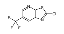 2-chloro-6-(trifluoromethyl)-[1,3]thiazolo[5,4-b]pyridine结构式