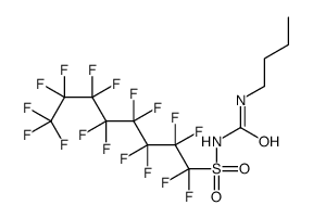 1-butyl-3-(1,1,2,2,3,3,4,4,5,5,6,6,7,7,8,8,8-heptadecafluorooctylsulfonyl)urea Structure