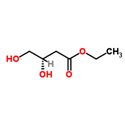 Ethyl (3S)-3,4-dihydroxybutanoate structure