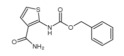 benzyl [3-(aminocarbonyl)-2-thienyl]carbamate结构式