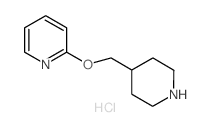 2-(Piperidin-4-ylmethoxy)-pyridine hydrochloride Structure