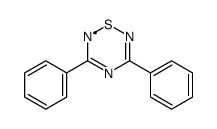 3,5-diphenyl-1,2,4,6λ2-thiatriazine结构式