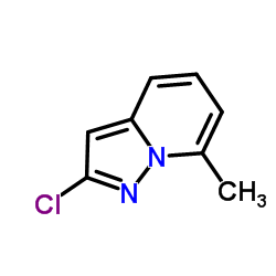 2-Chloro-7-methylpyrazolo[1,5-a]pyridine structure