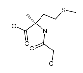 N-Chloroacetyl-D-α-methylmethionine结构式