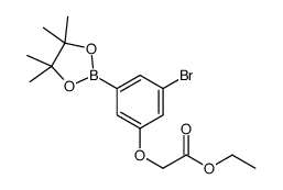 3-溴-5-(乙氧基羰基甲氧基)苯硼酸频那醇酯图片