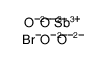 antimony(3+),oxygen(2-),dibromide结构式