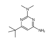 6-tert-butyl-N2,N2-dimethylpyrimidine-2,4-diamine结构式