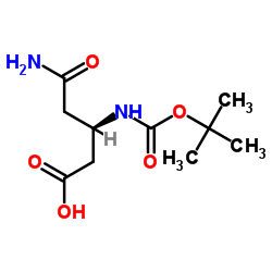 Boc-D-beta-homoasparagine structure