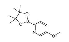 5-Methoxypyridine-2-boronic acid pinacol ester Structure