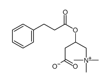 3-phenylpropionylcarnitine structure