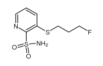 3-(3-fluoropropylthio)pyridin-2-ylsulfonamide Structure